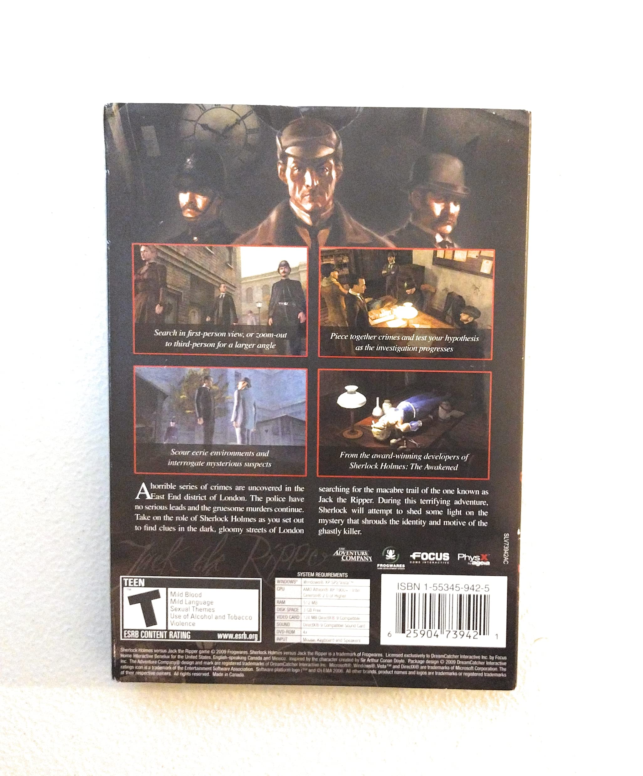 Amazon.com: Sherlock Holmes vs. Jack the Ripper - PC : Video Games
